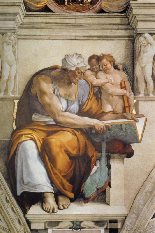 Michelangelo Buonarroti Cumaean Sibyl Sweden oil painting art